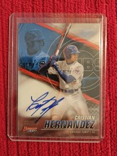 Cristian Hernandez 2021 Bowmans Best Auto Cubs/Marlins Prospect