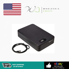 Amazon Basics Portable Security Case Lock Box Safe, Small Lock Box with Code