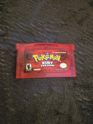 Authentic Pokemon Ruby Version Game Boy Advance Tested, Cart Only, 2003 Vintage