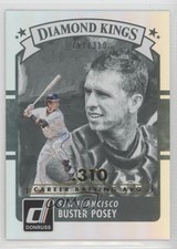 2016 Panini Donruss Diamond Kings Stat Line Career 157/310 Buster Posey #24 0af