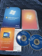 Microsoft Windows 7 Professional Upgrade 32 Bit and 64 Bit DVD MS WIN PRO