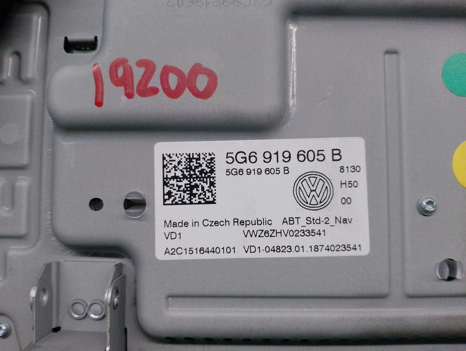 5G6919605B PANTALLA MULTIFUNCION / A2C1516440101 / 4863642 PARA VOLKSWAGEN GOLF - Imagen 3 de 4