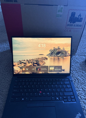 Lenovo ThinkPad 14 in Notebook Laptop SSD Windows 11 Black Built-in Webcam