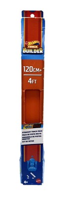Mattel Hot Wheels Track Builder Straight HFD00 120cm+ 4ft Orange Plastic - NEW
