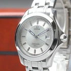 [MINT] OMEGA Seamaster 120m Cal.1538 2511.31 Silver Date Quartz Mens Watch JAPAN