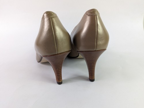 Van Dal Gold Leather High Heel Open Toe Shoes Uk 4.5 Worn Once - Picture 4 of 6