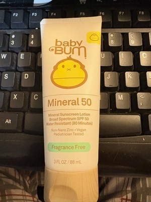 Sun Bum Baby Mineral Sunscreen Lotion Broad Spectrum SPF 50 3oz  Exp 08/27 *NEW*