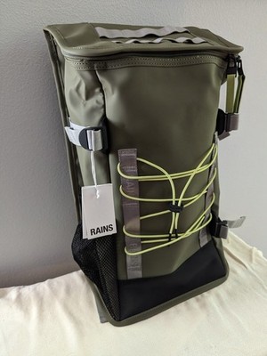 RAINS Trail Mountaineer Waterproof Backpack 22L - Green NWT