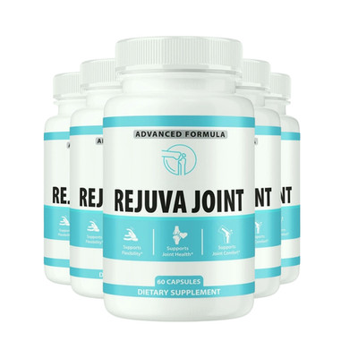 5-Pack Rejuva Joint Capsules - RejuvaJoint Hip and Joint Support - 300 Capsules
