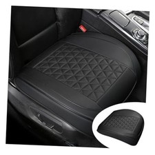 Leather Car Seat Cover, Auto Front Bottom Seat Cover Luxury Car Seat Black