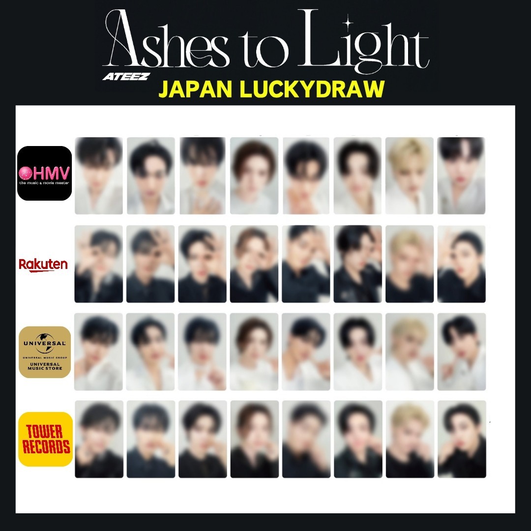 ATEEZ Ashes to Light JAPAN 2ND FULL ALBUM JAPAN Official
