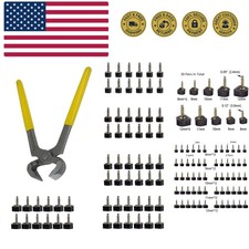 YEHAM 30 Pairs Women's High Heel Shoes Replacement Tips Pin 5 Different Sizes...