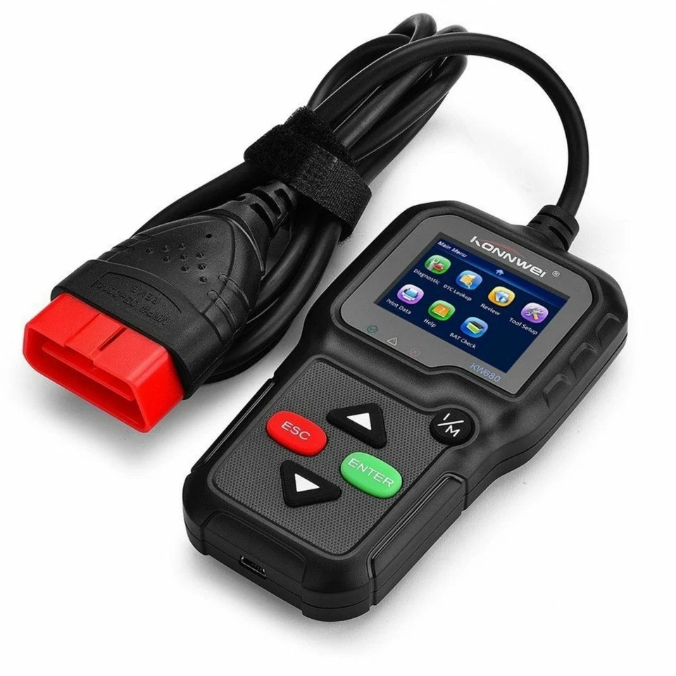 Lettore OBD KONNWEI KW680 Scanner Codici AUTO Diagnostica Strumento Analisi OBD - Immagine 2 di 4