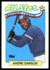 Andre Dawson 1989 Topps #391 Chicago Cubs MLB READ FREE SHIPPING AutographDen