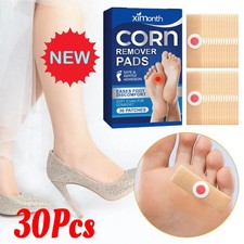 Salicylsäure Fußpflaster, Hydrogel mit AloeVera, 30 Stück für harte Haut & Hornhaut