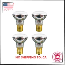 30W Lava Lamp Bulbs, E17 R39 Reflector, 4 Pack, Warm White 2700K, 120V