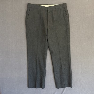 VTG J. Parker Wool Trousers Size 34/28 Dark Gray