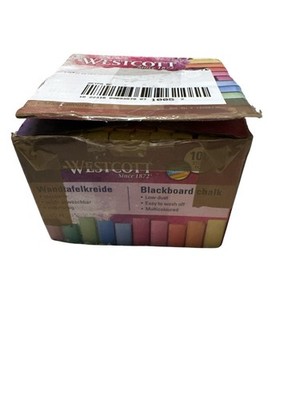 Kreide 100 Stück Bunt | Vorteilspack Tafelkreide mit 1,2cm   in Vielen Farben