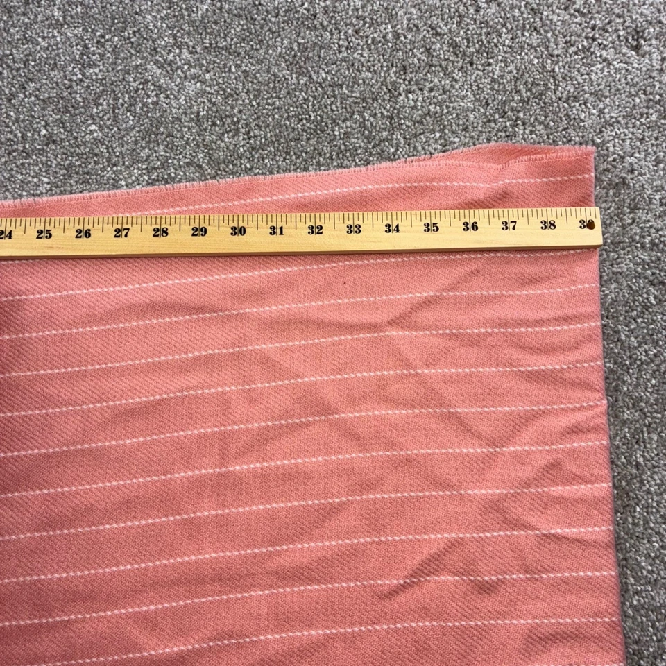 Abercrombie & Fitch Bufanda a Rayas Melocotón Flecos Mujer Acogedora Mezcla de Lana Informal Foto 4 de 4