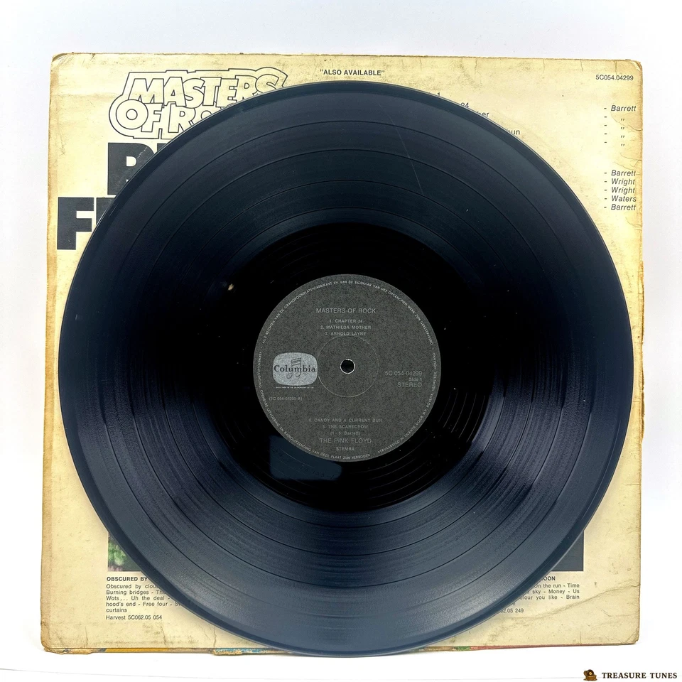 Pink Floyd – Masters Of Rock Vinyl (LP, Compilation, Stereo) - Image 4 of 4