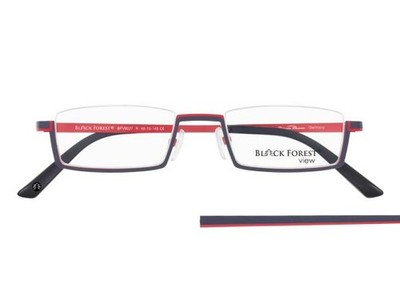 Marion Ramm BFV9027 W Herren Damen Brille Metall Oval BlauRot