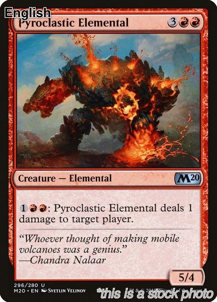Pyroclastic Elemental [M20 - 296MagicLPUncommonEN