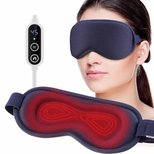 USB-Powered Heated Eye Mask for Relaxation & Dry Eye Relief - Adjustable NEW - Picture 2 of 12