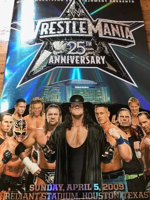 wrestlemania 25 poster