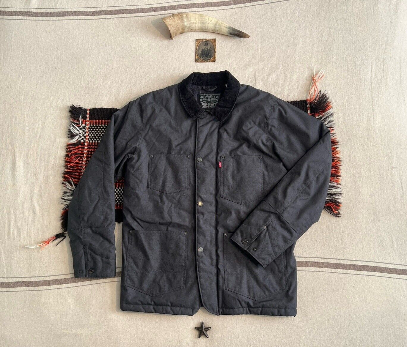Levi's Engineer Chore Jacket M Insulated Shower P… - image 1