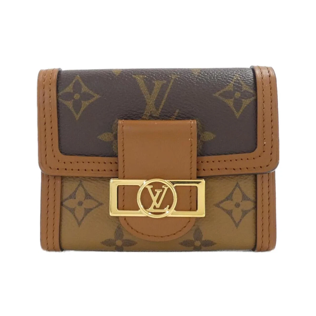 Authentic LOUIS VUITTON Monogram portefeuille Dauphine Compact M68725  Wallet