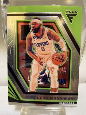 🔥2022-2023 Panini Flux Marcus Morris Sr. Silver Prizm Los Angeles