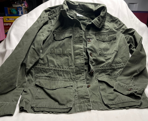 Lot 3872- Woman's OLD NAVY Olive Green Jacket- Size XL