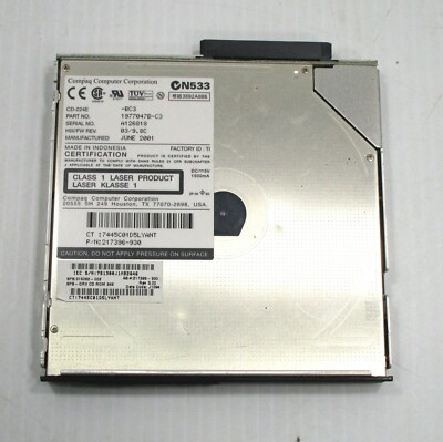 COMPAQ TEAC CD-244E Internal Laptop IDE CD-ROM Drive | eBay