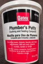 Oatey Plumber's Putty Caulking & Sealing Compound #31166 Lot of 1-14 oz