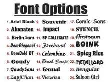 Custom Text Vinyl Lettering Sticker Decal Personalized Window Wall Business Car 