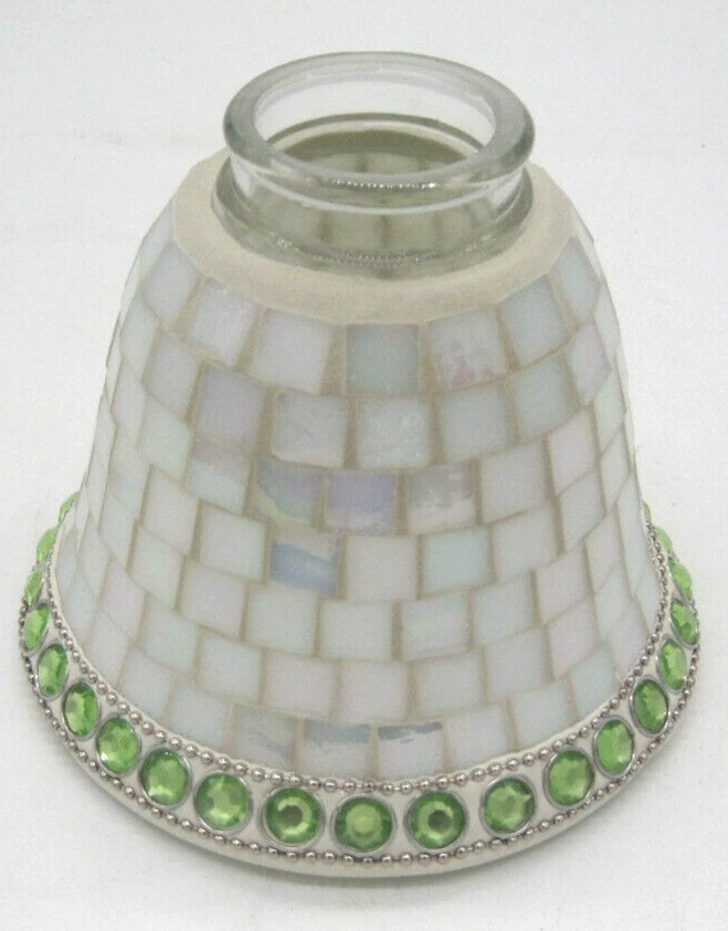 Hermosa pantalla de vidrio para azulejos de mosaico de vidrio de 2-1/4" lateral Foto 2 de 4