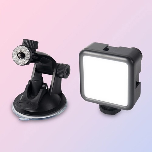 Fill Lamp with Suction Cup Bracket for Video Photography Lighting Live Streaming - 第 3/8 張圖片