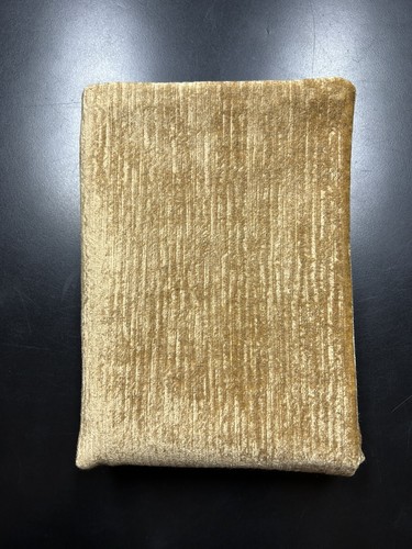 Restoration Hardware Velvet Brushstroke Striated Pillow Cover Camel Gold 20"x20" - Picture 5 of 9