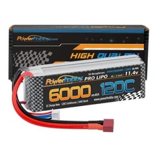 Powerhobby 3s 11.4V 6000mah 120c Graphne + HV Lipo Battery w Deans Plug