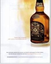 2000 Chivas Regal 18 Scotch Whiskey Bottle Art Photo Vintage Print Ad 