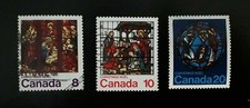Complete Canada used stamp set: 1976 Christmas