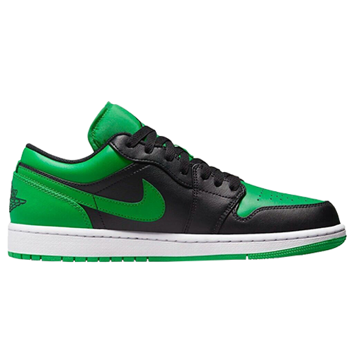 Jordan 1 Low Black Lucky Green