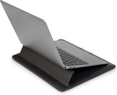 Moshi Muse Laptop Sleeve Black Folding Stand 13 MacBook Laptop Ergonomic NEW