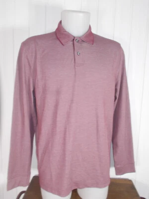 Polo manches manches longues Tasso Elba L/42 supima coton rouge moucheté blanc - Photo 1/4