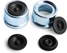 Trailer Bearing Dust Cap Wheel - Trailer Axle Grease Cover 1.98" with Extra 2...