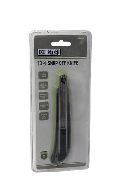 Precision 13-Point Snap-Off Utility Knife - Easy Blade Change - Item 704807