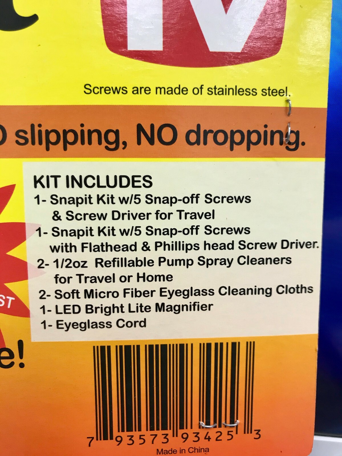 Snap It Deluxe Eyeglass Repair Kit Do it Yourself As Seen on TVFREE SHIPPING eBay