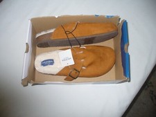 Arizona Delanon Women Brown Cozy PaddedComfortable Slip On Clog  Slippers Ch Sz.