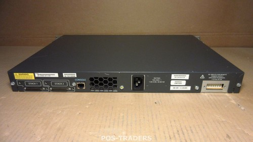 Cisco WS-C3750G-24T-E V05 Gigabit Switch 24-Port 10/100/1000 Stackable + RM EARS - Afbeelding 2 van 3