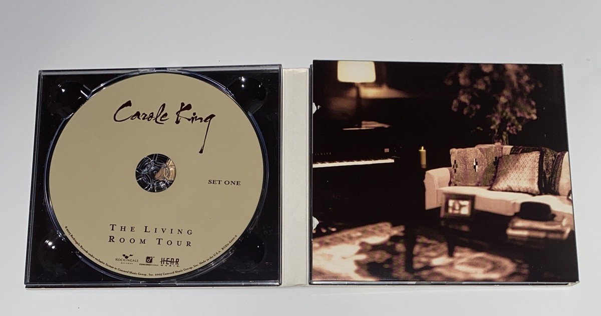 The Living Room Tour by Carole King (CD, 2 Discs, Book) Excellent